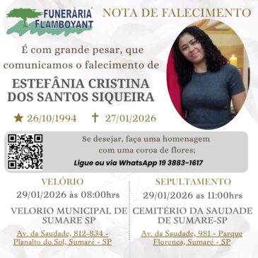 ESTEFÂNIA CRISTINA DOS SANTOS SIQUEIRA