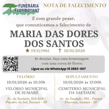 MARIA DAS DORES DOS SANTOS