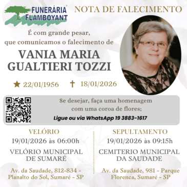 VANIA MARIA GUALTIERI TOZZI