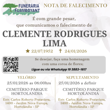 CLEMENTE RODRIGUES LIMA