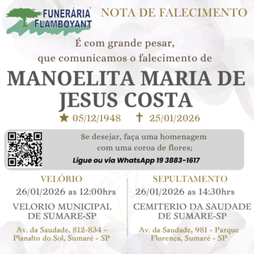 MANOELITA MARIA DE JESUS COSTA