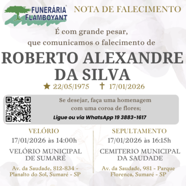 ROBERTO ALEXANDRE DA SILVA