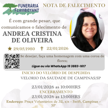 ANDREA CRISTINA DE OLIVEIRA