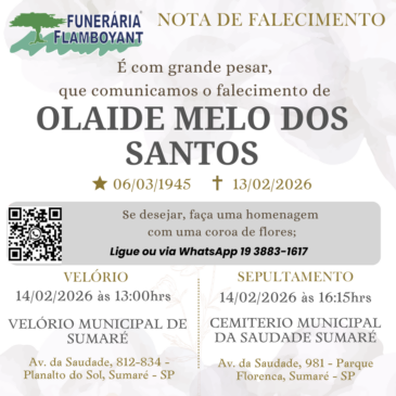 OLAIDE MELO DOS SANTOS