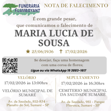 MARIA LUCIA DE SOUSA