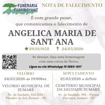 ANGELICA MARIA DE SANT ANNA