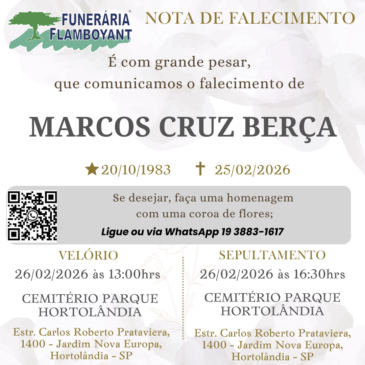MARCOS CRUZ BERÇA