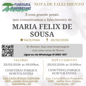 MARIA FELIX DE SOUSA