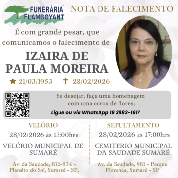 IZAIRA DE PAULA MOREIRA
