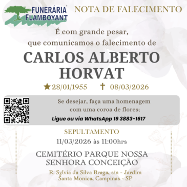 CARLOS ALBERTO HORVAT