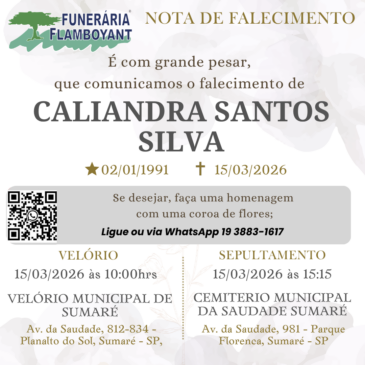 CALIANDRA SANTOS SILVA