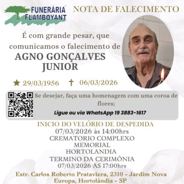 AGNO GONÇALVES JUNIOR