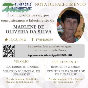 MARLENE DE OLIVEIRA DA SILVA