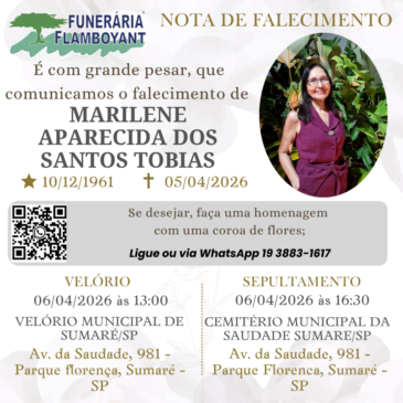 MARILENE APARECIDA DOS SANTOS TOBIAS