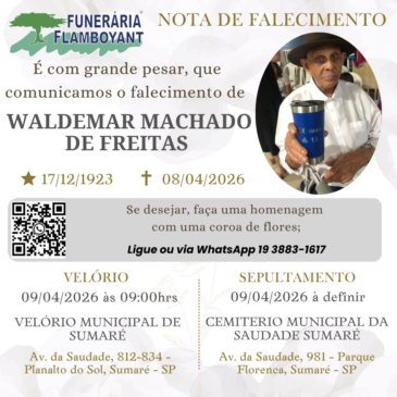 WALDEMAR MACHADO DE FREITAS