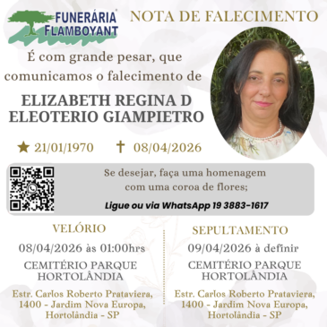 ELIZABETH REGINA D ELEOTERIO GIAMPIETRO