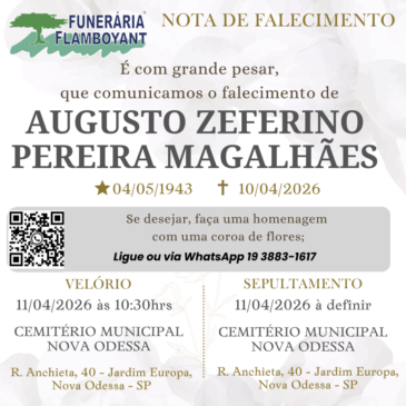 AUGUSTO ZEFERINO PEREIRA MAGALHÃES