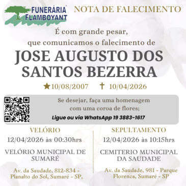 JOSE AUGUSTO DOS SANTOS BEZERRA
