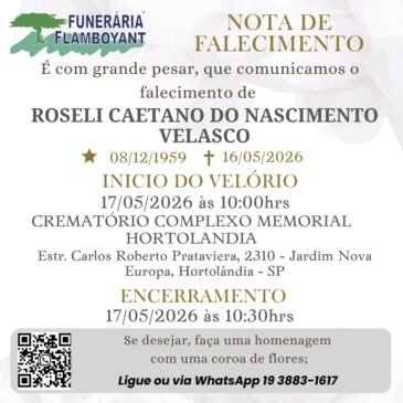 ROSELI CAETANO DO NASCIMENTO VELASCO
