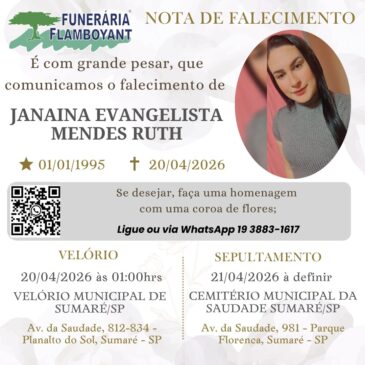 JANAINA EVANGELISTA MENDES DOS SANTOS