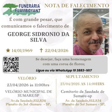 GEORGE SIDRONIO DA SILVA
