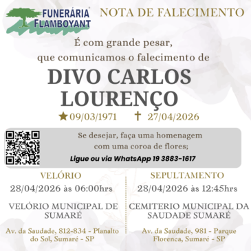 DIVO CARLOS LOURENÇO