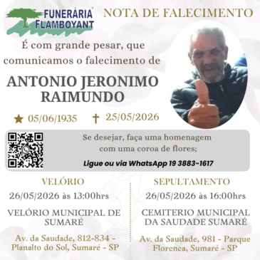 ANTONIO JERONIMO RAIMUNDO