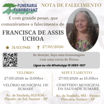 FRANCISCA DE ASSIS UCHOA