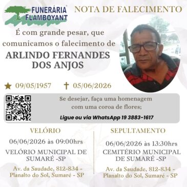 ARLINDO FERNANDES DOS ANJOS