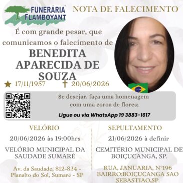 BENEDITA APARECIDA DE SOUZA