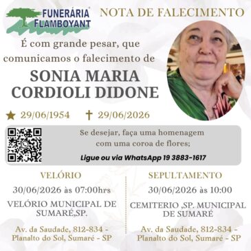 SONIA MARIA CORDIOLI DIDONE