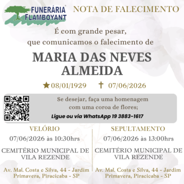 MARIA DAS NEVES ALMEIDA