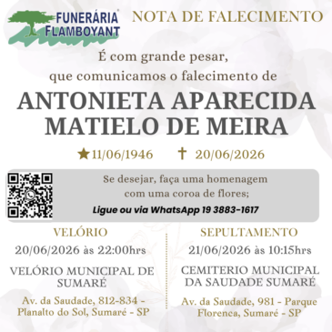 ANTONIETA APARECIDA MATIELO DE MEIRA