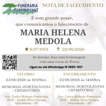 MARIA HELENA MEDOLA