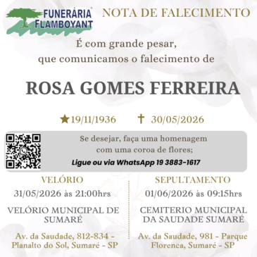 ROSA GOMES FERREIRA