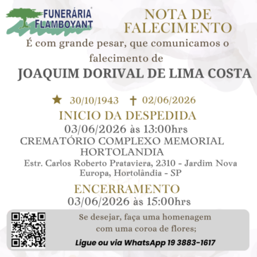 JOAQUIM DORIVAL DE LIMA COSTA
