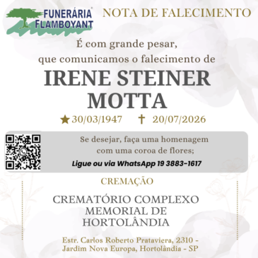 IRENE STEINER MOTTA