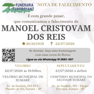 MANOEL CRISTOVAM DOS REIS