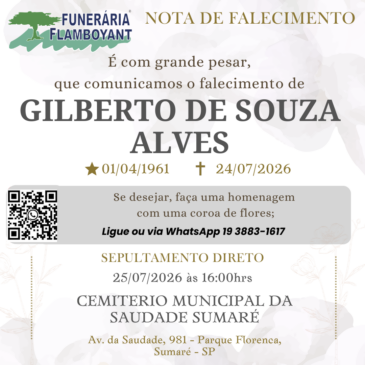 GILBERTO DE SOUZA ALVES