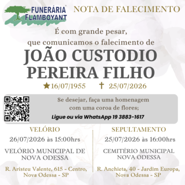 JOÃO CUSTODIO FERREIRA FILHO