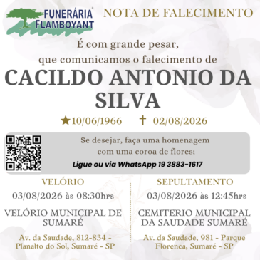 CACILDO ANTONIO DA SILVA