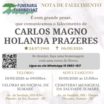 CARLOS MAGNO HOLANDA PRAZERES