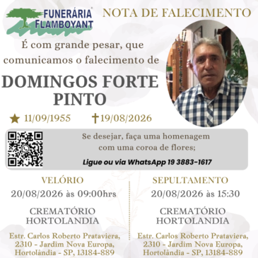 DOMINGOS FORTE PINTO