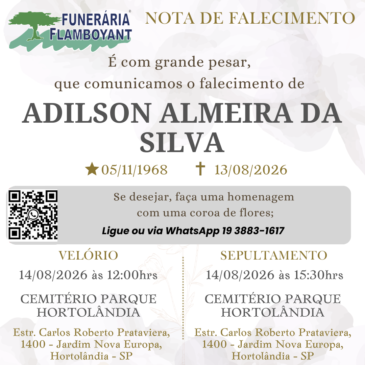 ADILSON ALMEIDA DA SILVA
