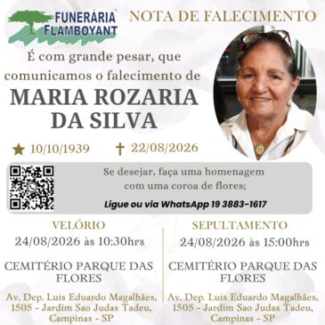 MARIA ROZARIA DA SILVA