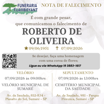 ROBERTO DE OLIVEIRA
