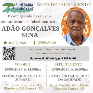 ADÃO GONÇALVES SENA
