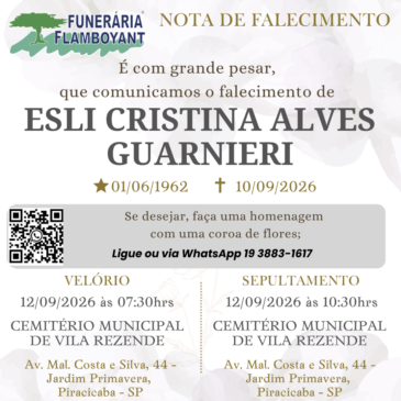 ESLI CRISTINA ALVES GUARNIERI