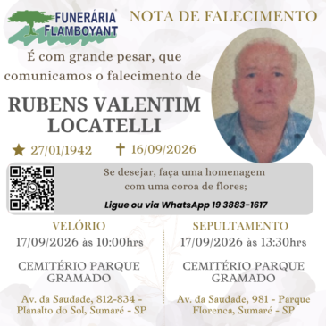 RUBENS VALENTIM LOCATELLI